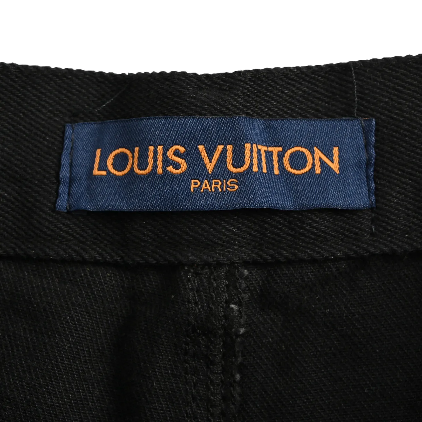 Louis Vuitton/Louis Vuitton presbyopic embossed washed jeans